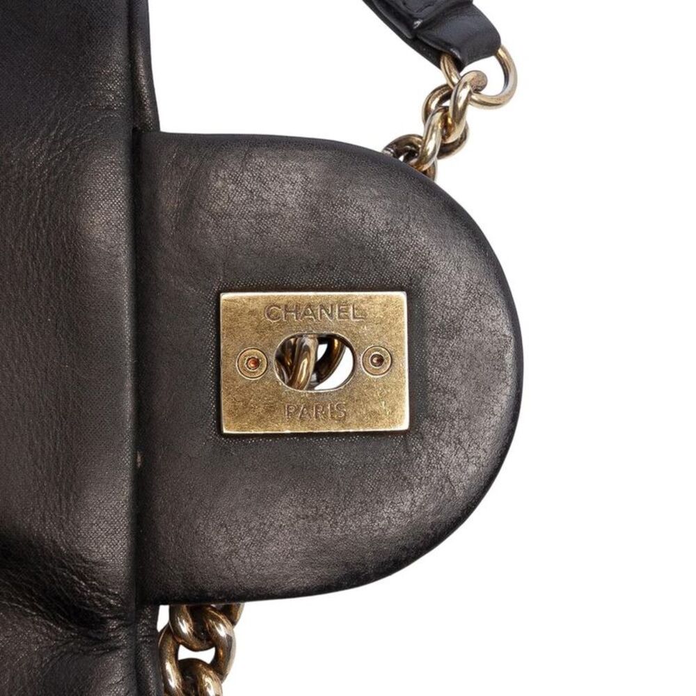 Pre Loved chanel Classic Flap Shoulder Bag Women Black - Picture 7 of 8